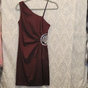 Cache Maroon Cocktail Dress - NEW - Sz 6